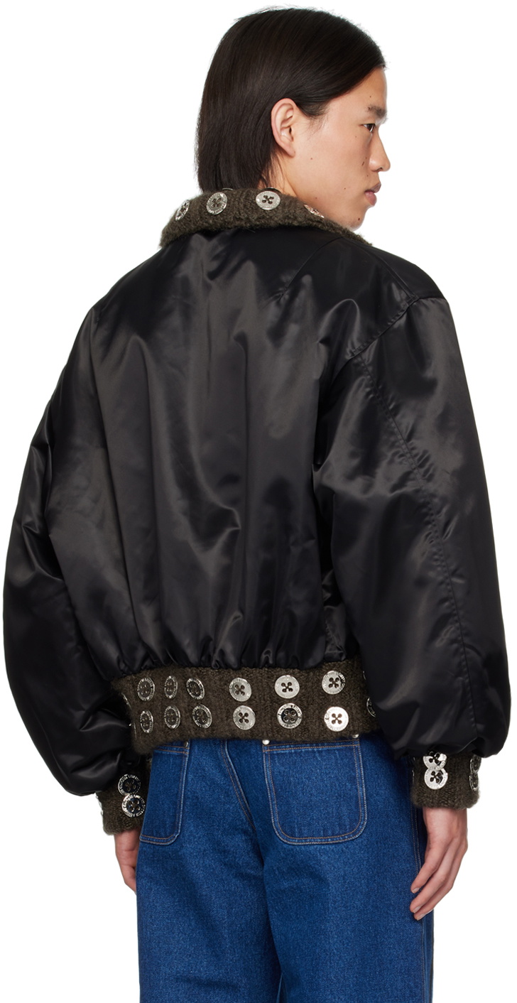 Chopova Lowena Black Darling Bomber Jacket