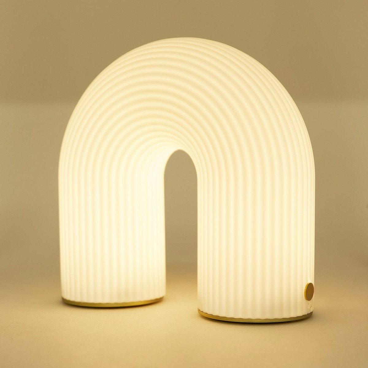Vuelta Portable Lamp - White | ferm LIVING – Ferm Living