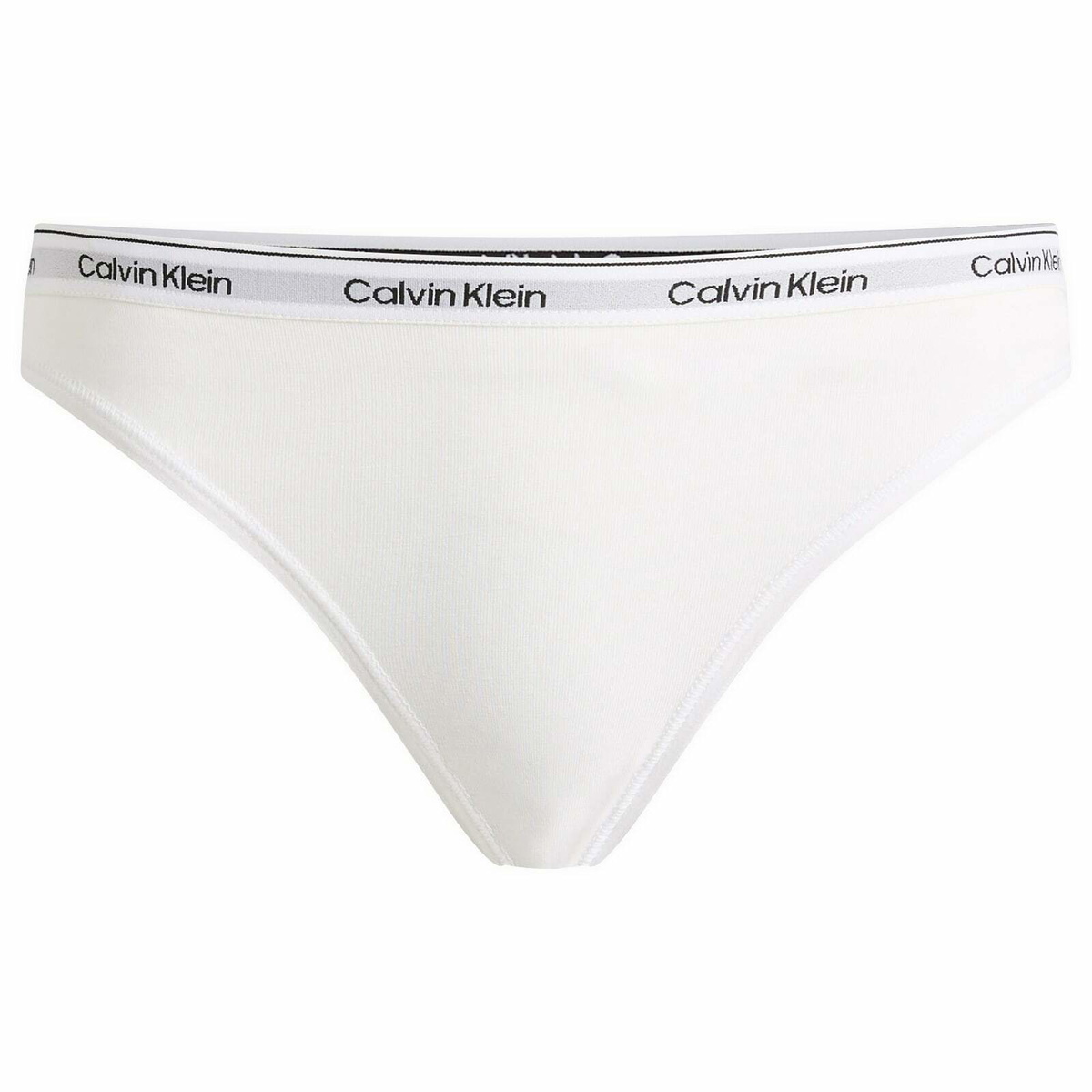 Calvin Klein Women's Icon Bikini Brief - 3 Pack in Black/White/Animal Mirror Oxford Tan