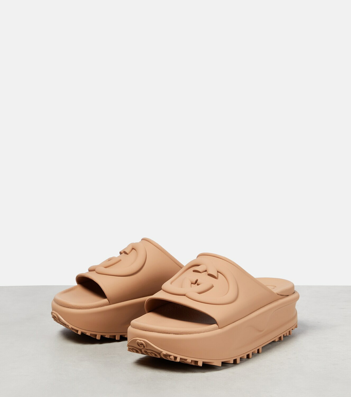 Gucci - GG rubber slides Gucci