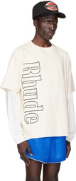 Rhude Off-White Side Logo T-Shirt