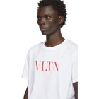 Valentino White and Red VLTN T-Shirt