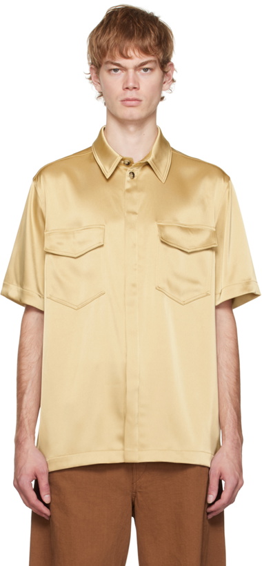 Photo: Nanushka Gold Faber Shirt