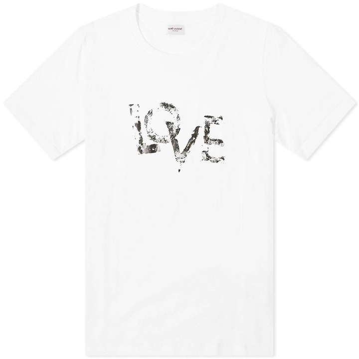 Photo: Saint Laurent Love Print Tee