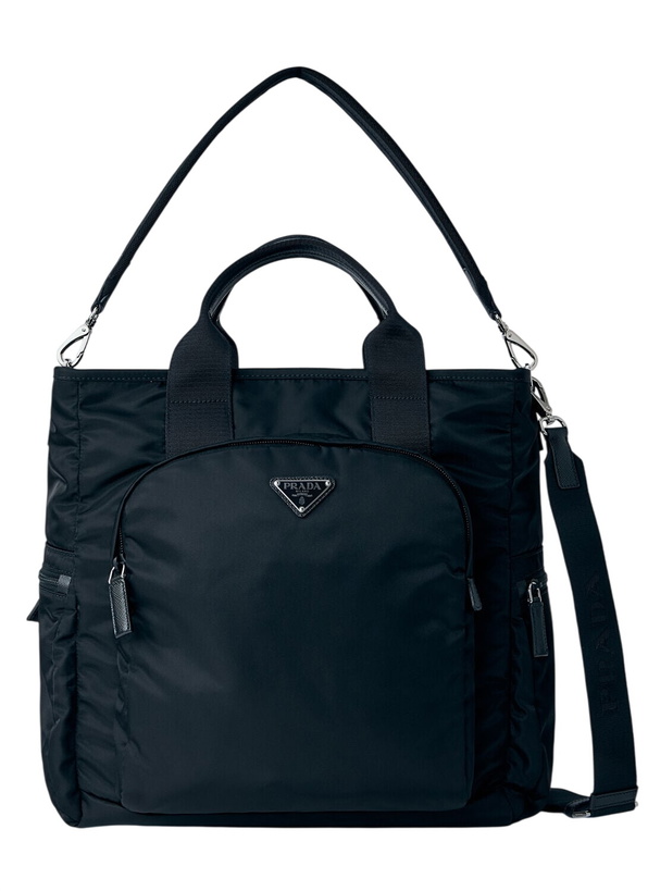 Photo: Prada Re-Nylon Logo-Plaque Tote Bag