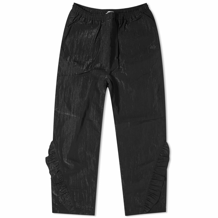 Photo: Acne Studios Men's Porondo Technical Ripstop Pants in Stone Black