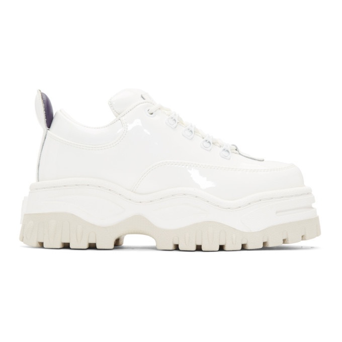Photo: Eytys White Patent Angel Sneakers