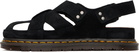 Dr. Martens Black Archive Fisherman Suede Sandals