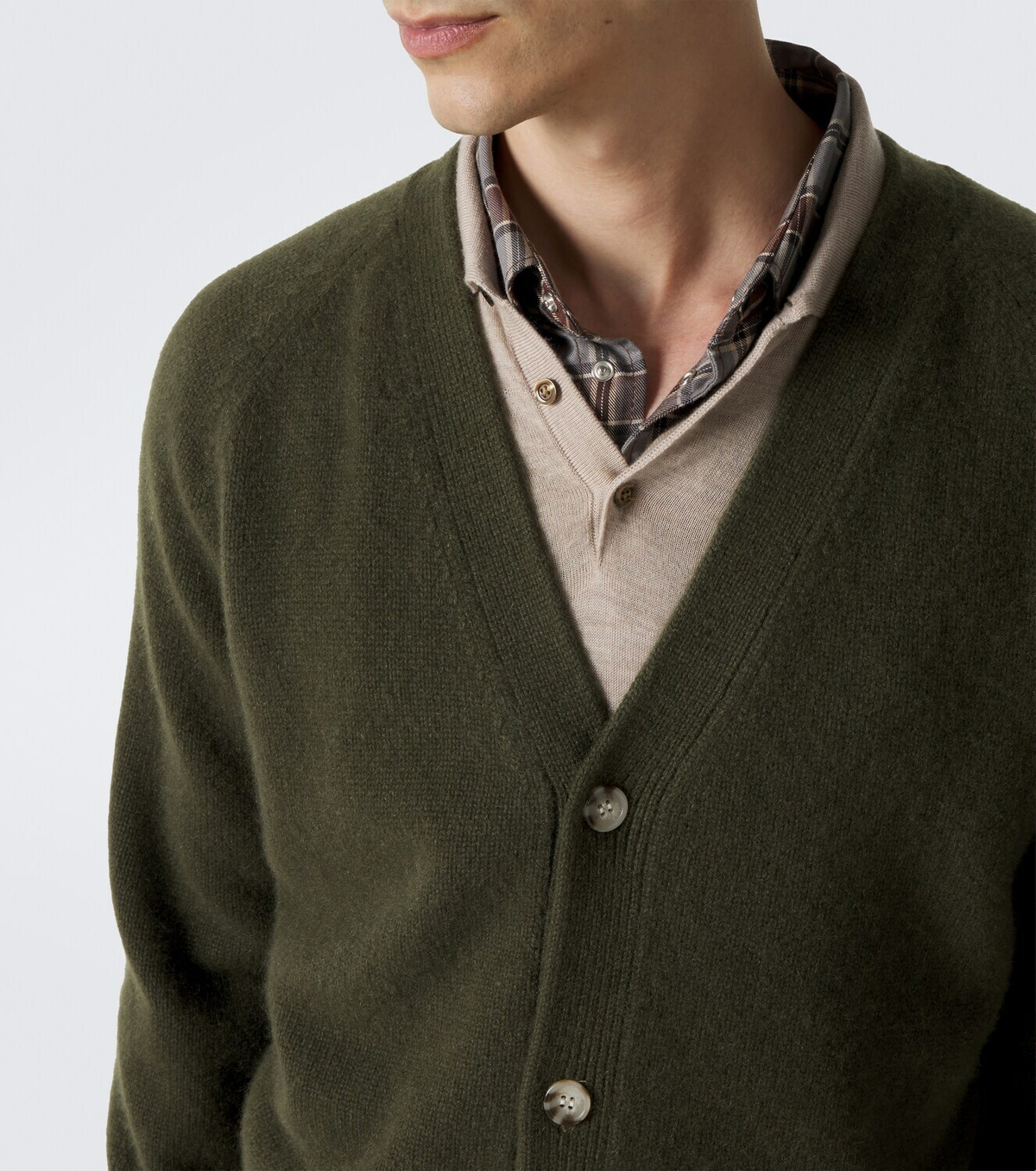 Arch4 Mr Sage cashmere cardigan