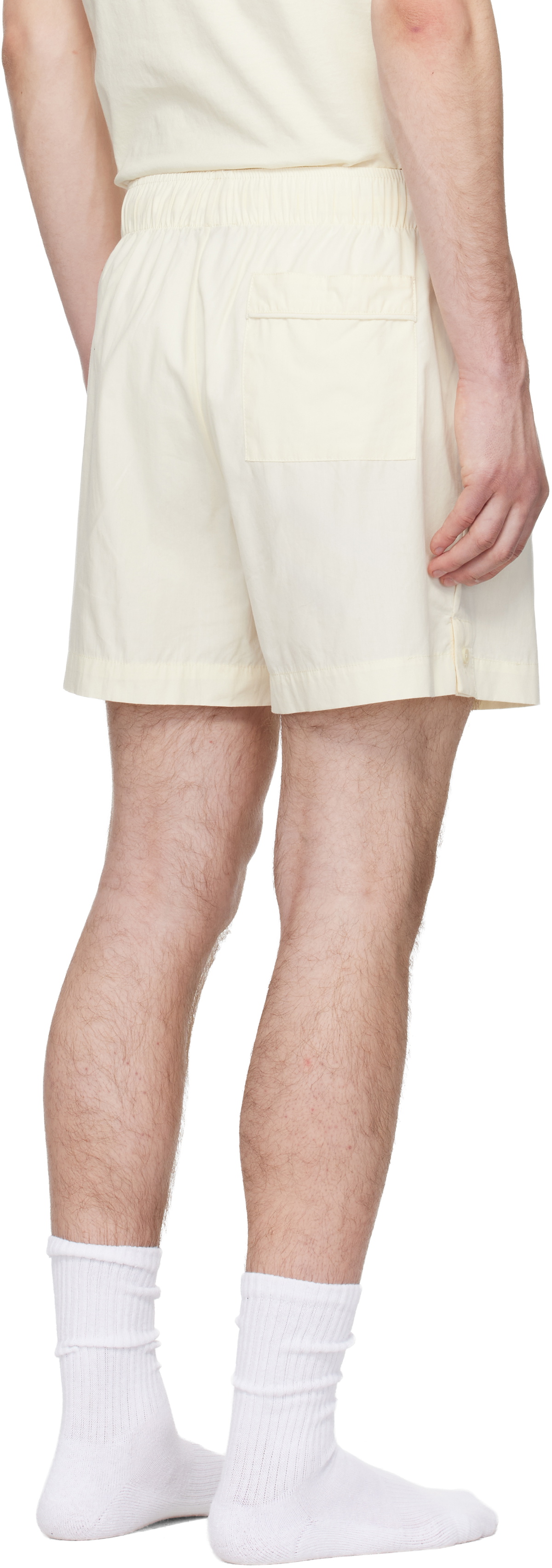 Entire Studios Off-White Pajama Shorts