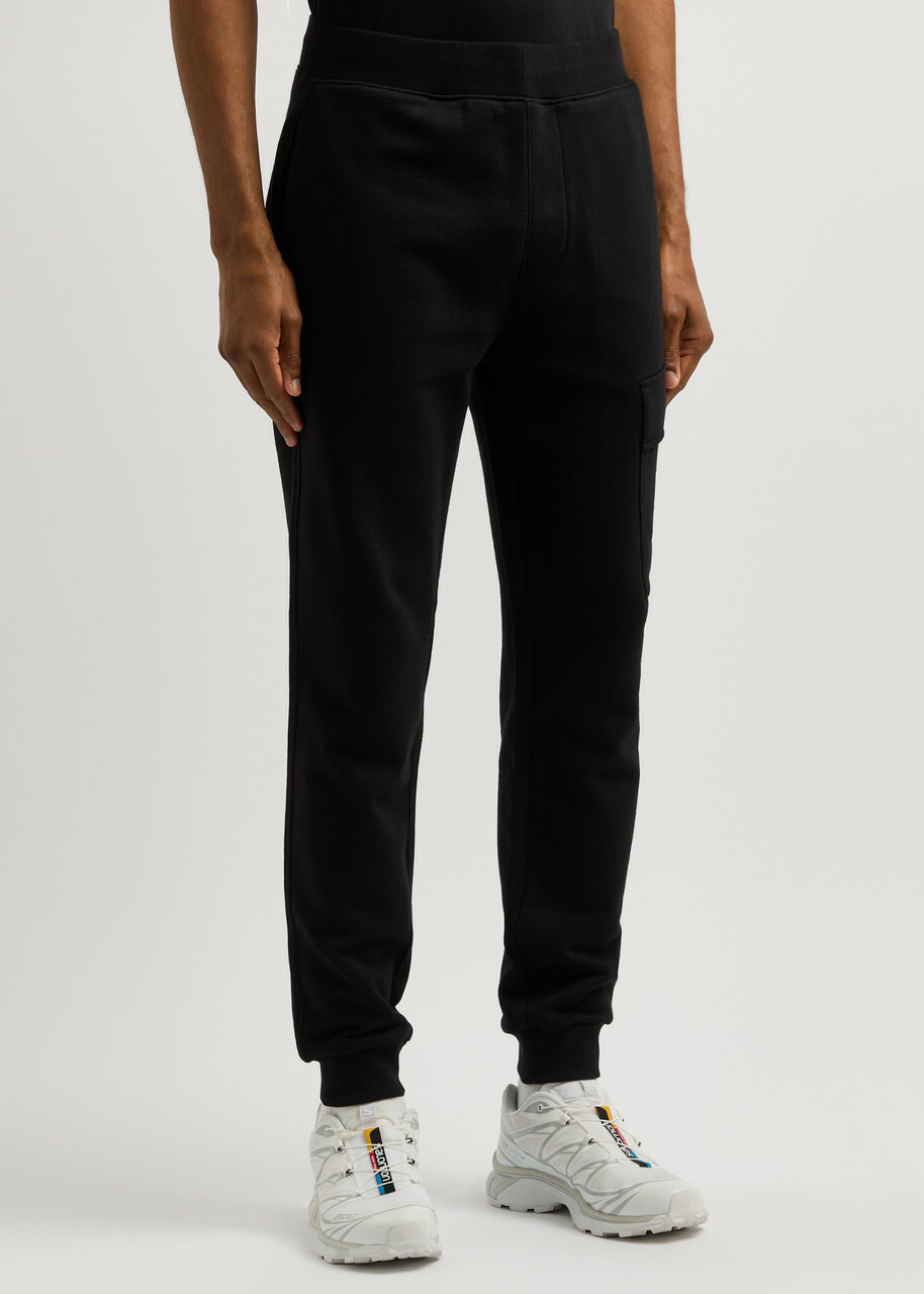 C.P. Company Lens Cotton Sweatpants Black
