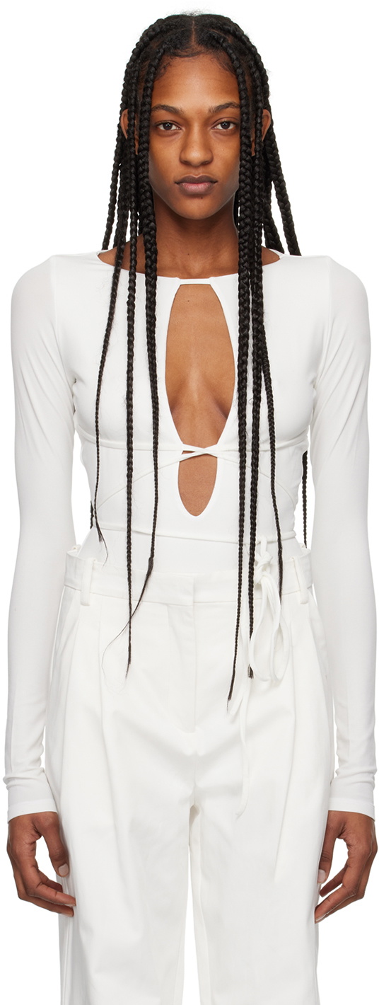 TOVE White Jennifer Bodysuit