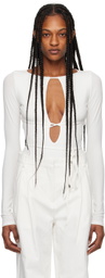 TOVE White Jennifer Bodysuit