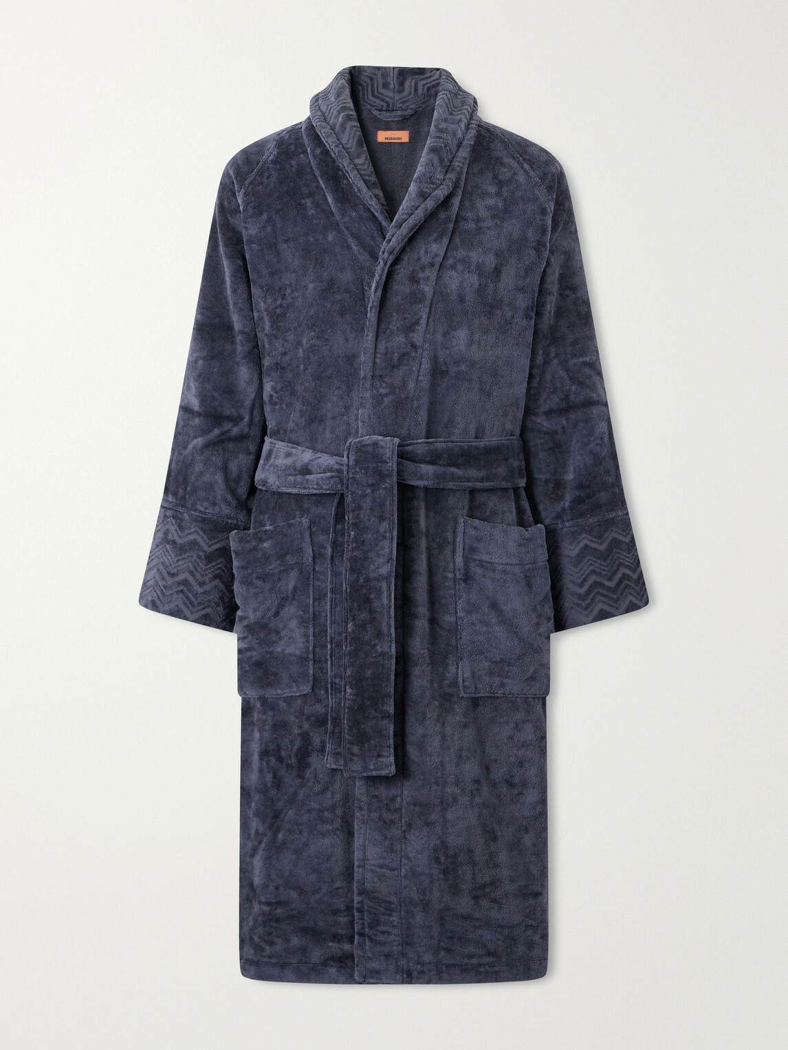 Missoni Home - Giorgio Cotton-Terry Robe - Blue