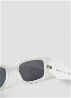 Prada - Geometric Frame Sunglasses in White