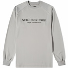 Neighborhood Men's Long Sleeve Tech T-Shirt in Grey