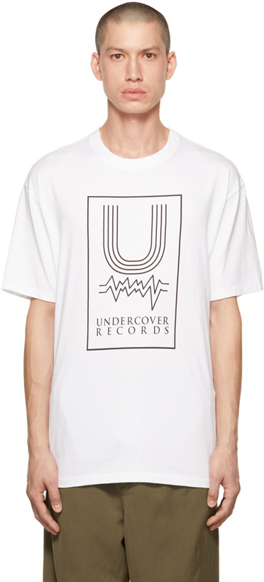 Photo: Undercover White 'Records' T-Shirt