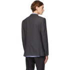 Comme des Garcons Homme Deux Grey Wool Check Blazer