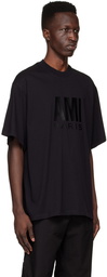 AMI Alexandre Mattiussi Black Ami Paris T-Shirt