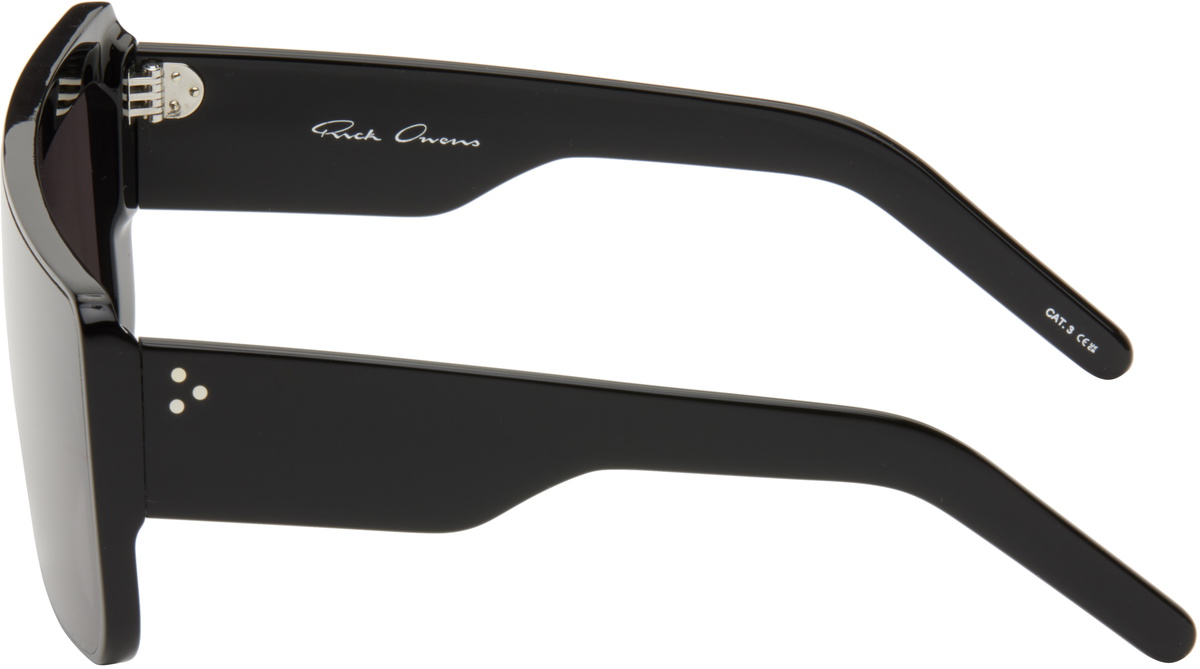 Rick Owens Black Hollywood Documenta Sunglasses Rick Owens