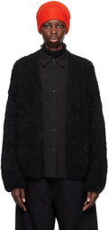 CASEY CASEY Black Shirt Cardigan
