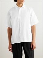 Kaptain Sunshine - Cotton and Silk-Blend Shirt - White