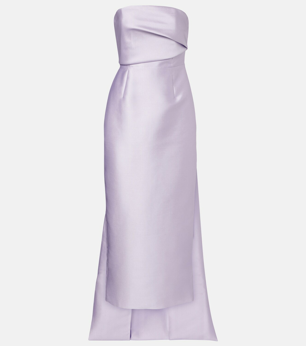Solace London Kiki caped satin corset cocktail dress