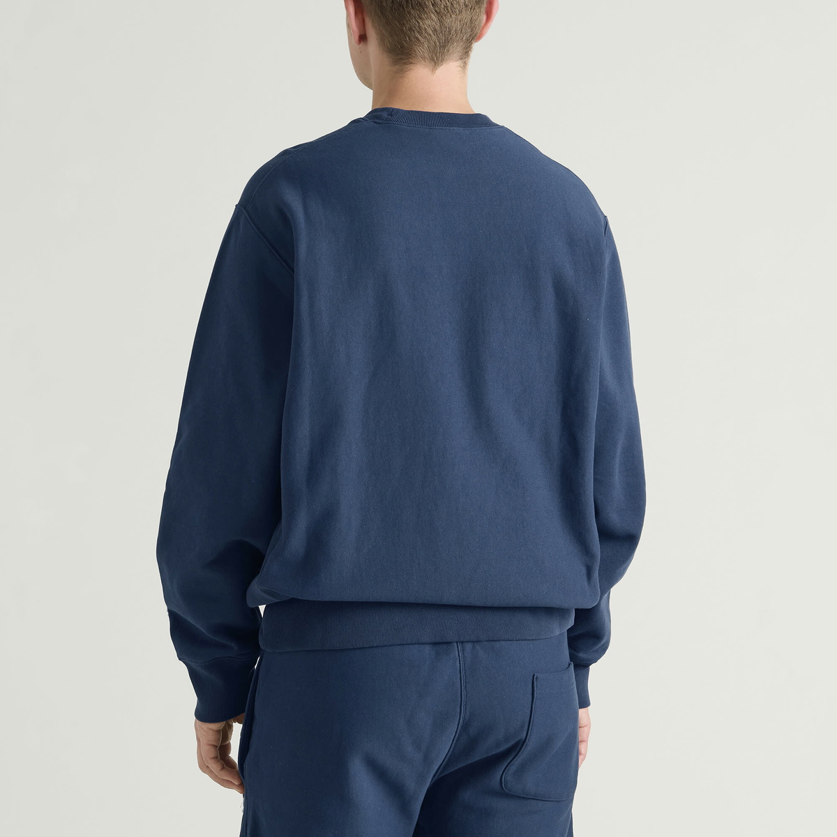 Champion Men's Reverse Weave Relaxed Sweatshirt in Navy