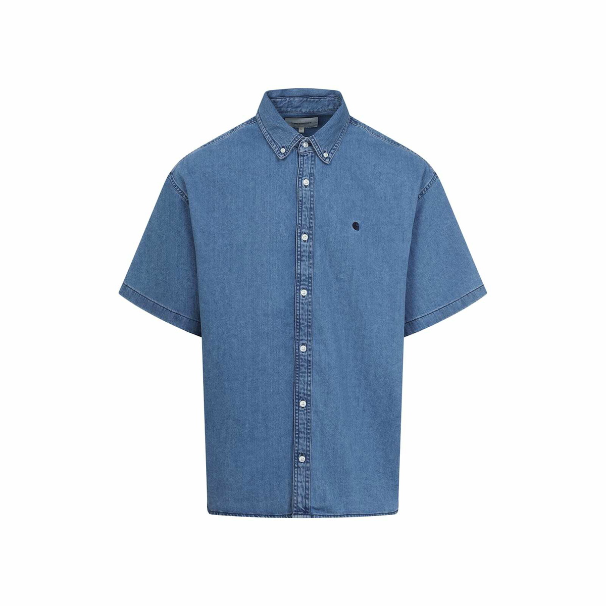 Carhartt S/S Lucas Shirt デニムシャツ Carhartt WIP lucas denim shirt in mid blue | ASOS