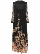 ZIMMERMANN Natura Printed Viscose Maxi Dress