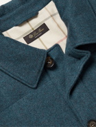 Loro Piana - Renton Padded Quilted Cashmere-Blend Jacket - Blue
