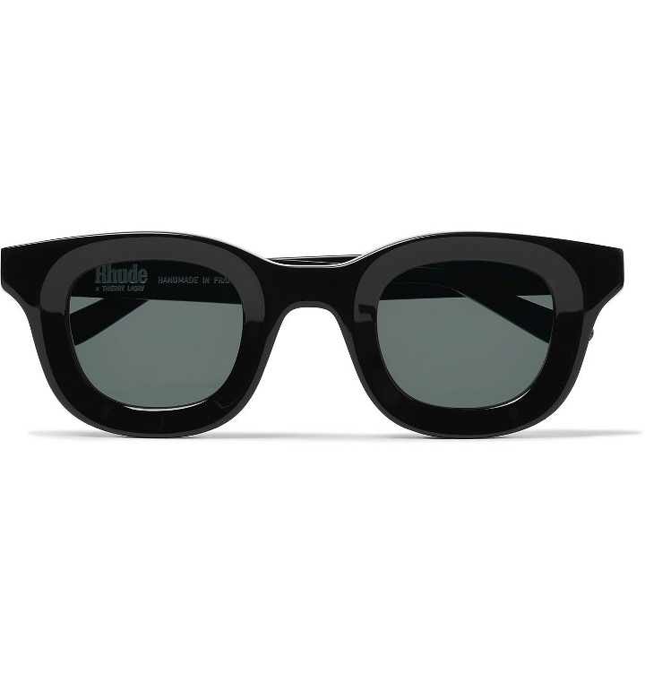 Photo: Rhude - Thierry Lasry Rhodeo Square-Frame Acetate Sunglasses - Black
