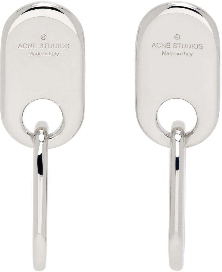 【写真UP】Acne Studios CHAIN LOCK EARRING Acne Studios - Chain lock earring - Silver