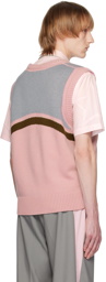 Insatiable High SSENSE Exclusive Pink Marshmallow Dasher Vest