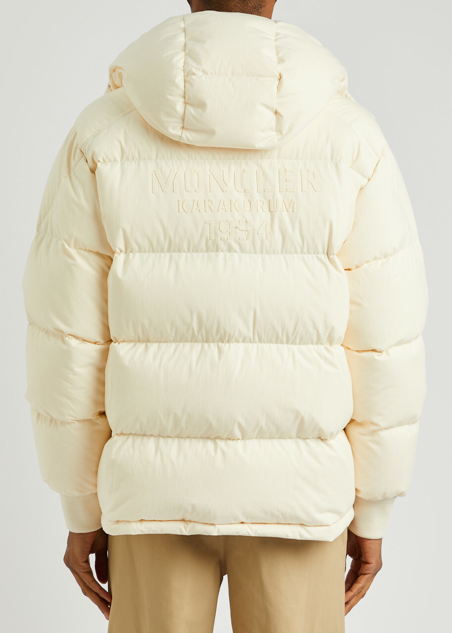 Moncler Karakorum 1954 Quilted Cotton Jacket Cream