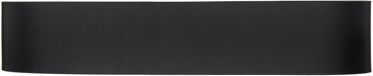 The Attico Black Leather Belt