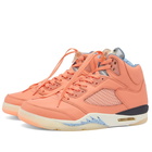 Air Jordan Men's DJ Khaled x 5 Retro SP Sneakers in Crimson Bliss/Blue/Sail