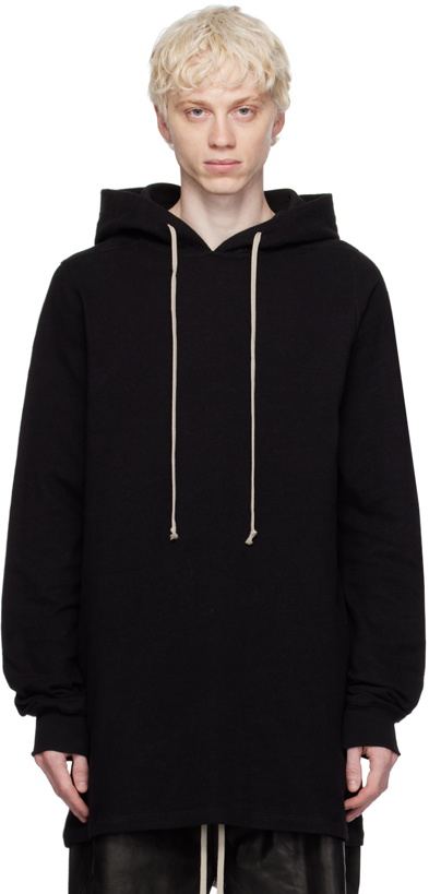 Photo: Rick Owens Black Drawstring Hoodie