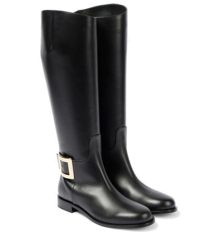 Photo: Roger Vivier Viv Riding leather knee-high boots