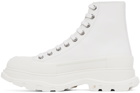 Alexander McQueen White Printed Sneakers