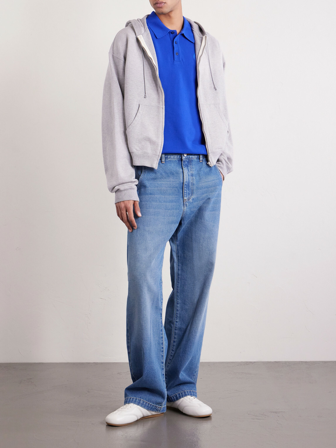 Canada Goose - Beckley Logo-Appliquéd Paneled Cotton-Piqué Polo Shirt - Blue