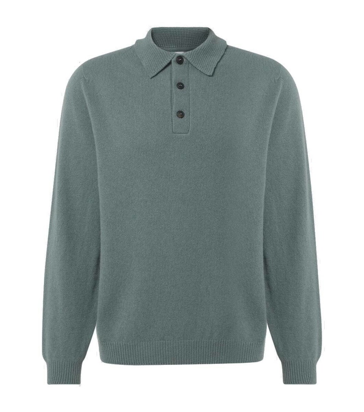 Photo: Sunspel Wool polo sweater