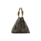 Comme des Garcons Homme Green Camo Logo Tote