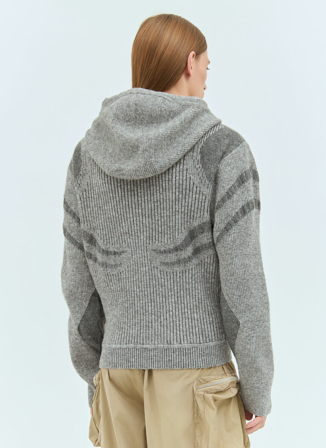 Charlie Constantinou ニットパーカー Charlie Constantinou Knit Zip-Up Hoodie Charlie Constantinou