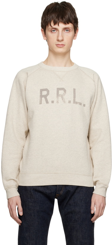 Photo: RRL Beige Raglan Sweatshirt