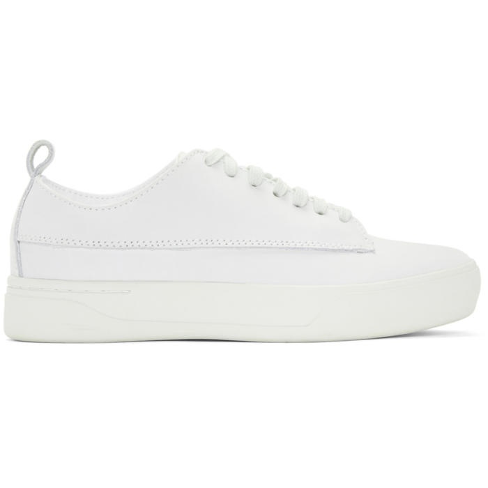 Photo: Saturdays NYC White Quentin Low Sneakers