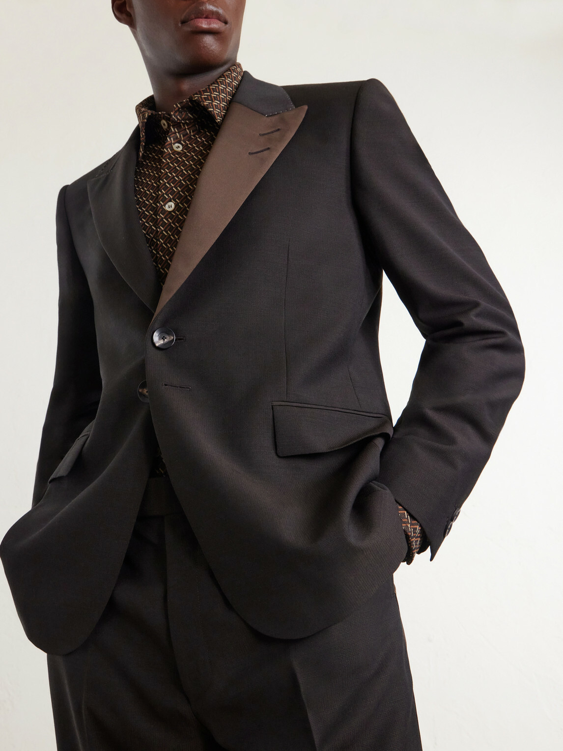 Wales Bonner - Alto Virgin Wool Blazer - Brown