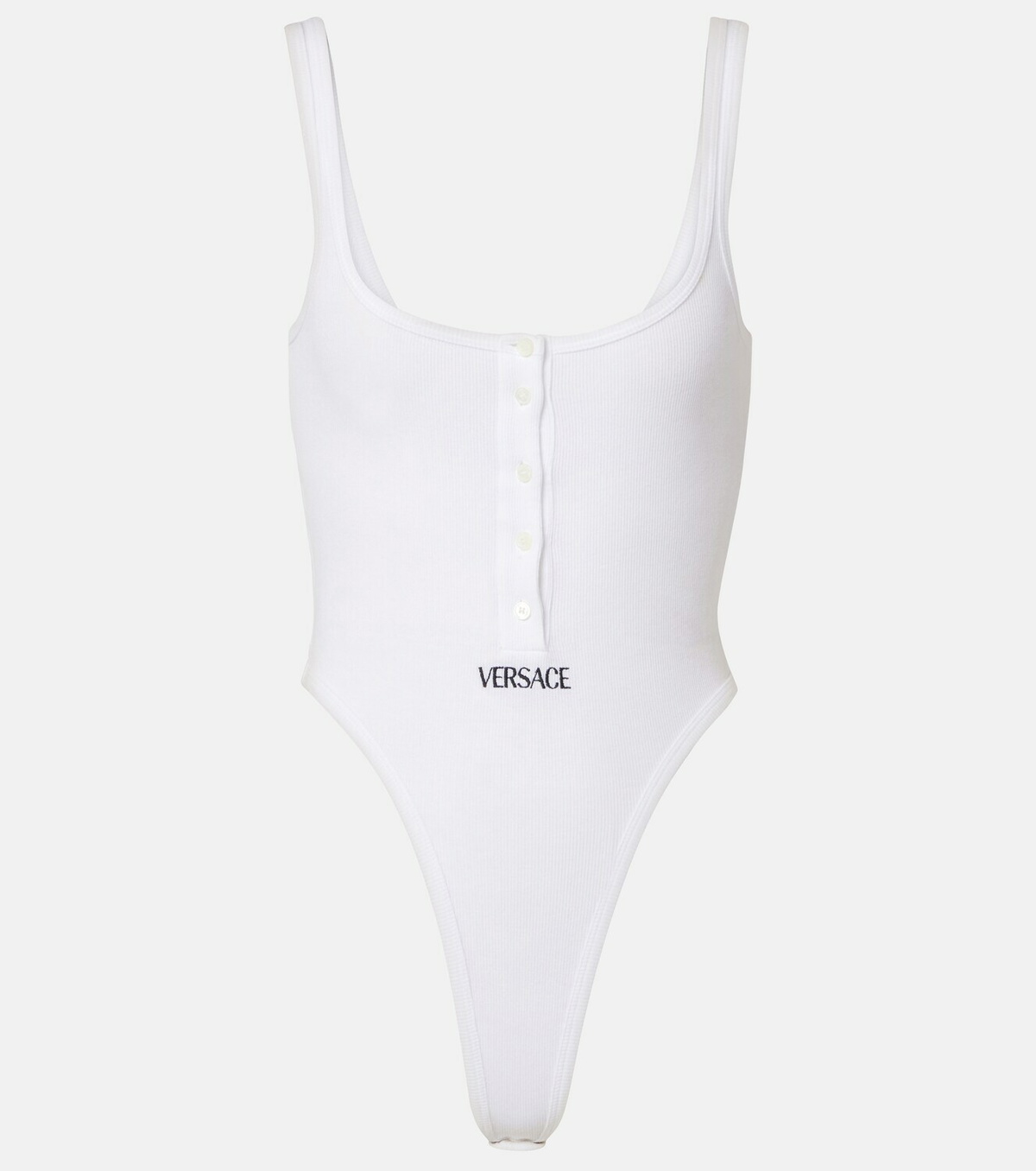 Versace Cotton-blend bodysuit