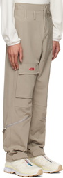 424 Gray Zip Pocket Cargo Pants