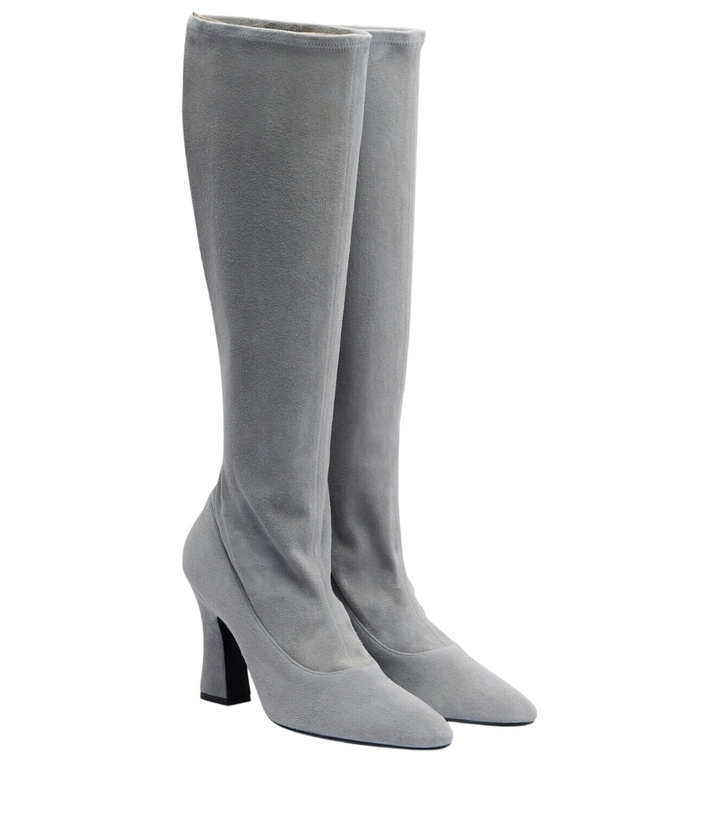 Photo: Magda Butrym Suede knee-high boots